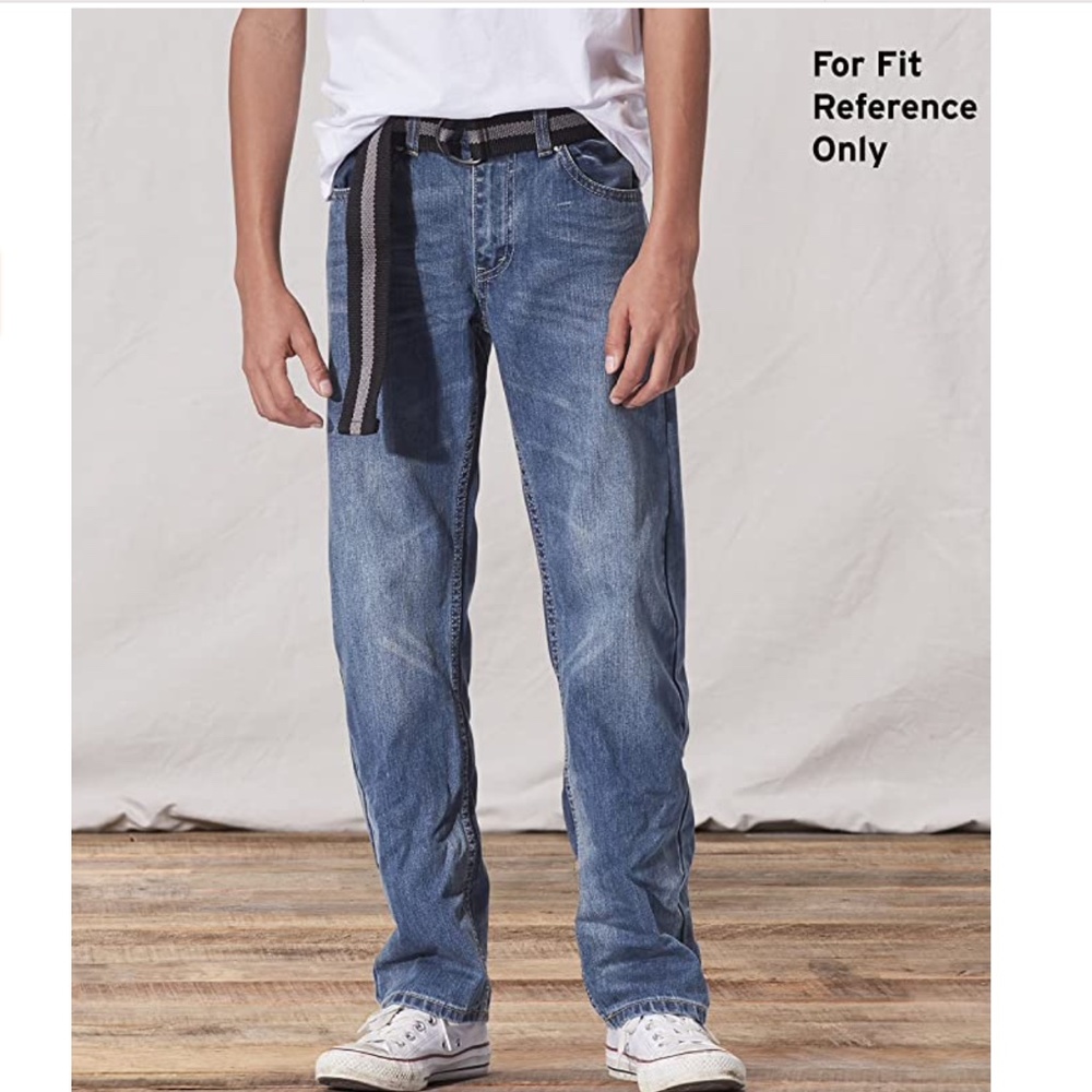 NEW Levi's Boys' 505 Regular Fit Jeans, Midnight, Size 8 - Picture 3 of 7